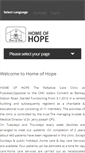 Mobile Screenshot of home-of-hope.org